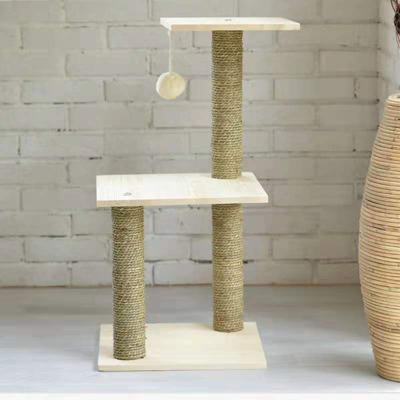 Wooden Cat Tree Cat Scratcher Board Cat Scratching Post For Cats