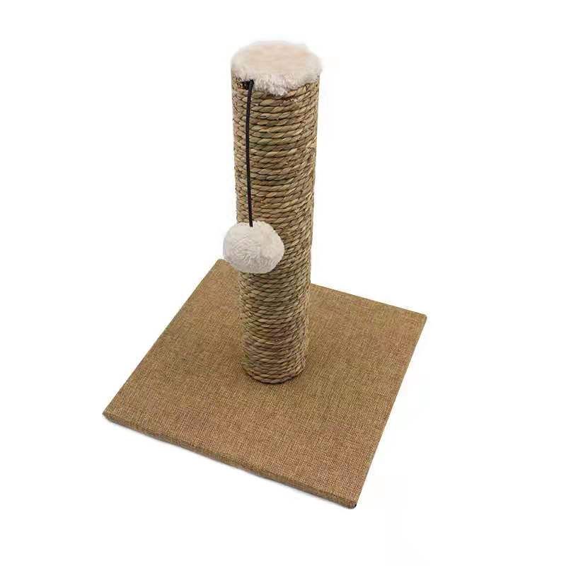 Cat Scratcher Post Small Cardboard Cat Scratcher With Interactive Ball for Cats
