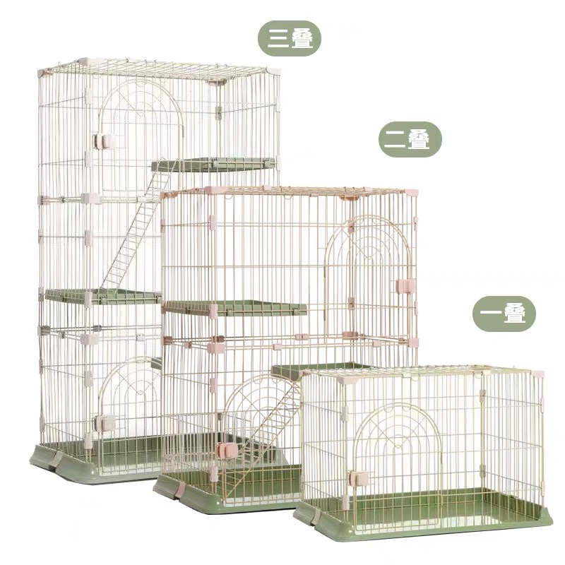 High Quality Free Combination Straining Pet 3-layer Indoor/Outdoor Cat House Guinea Pig Tier Rabbit Big Cat Animal Cage