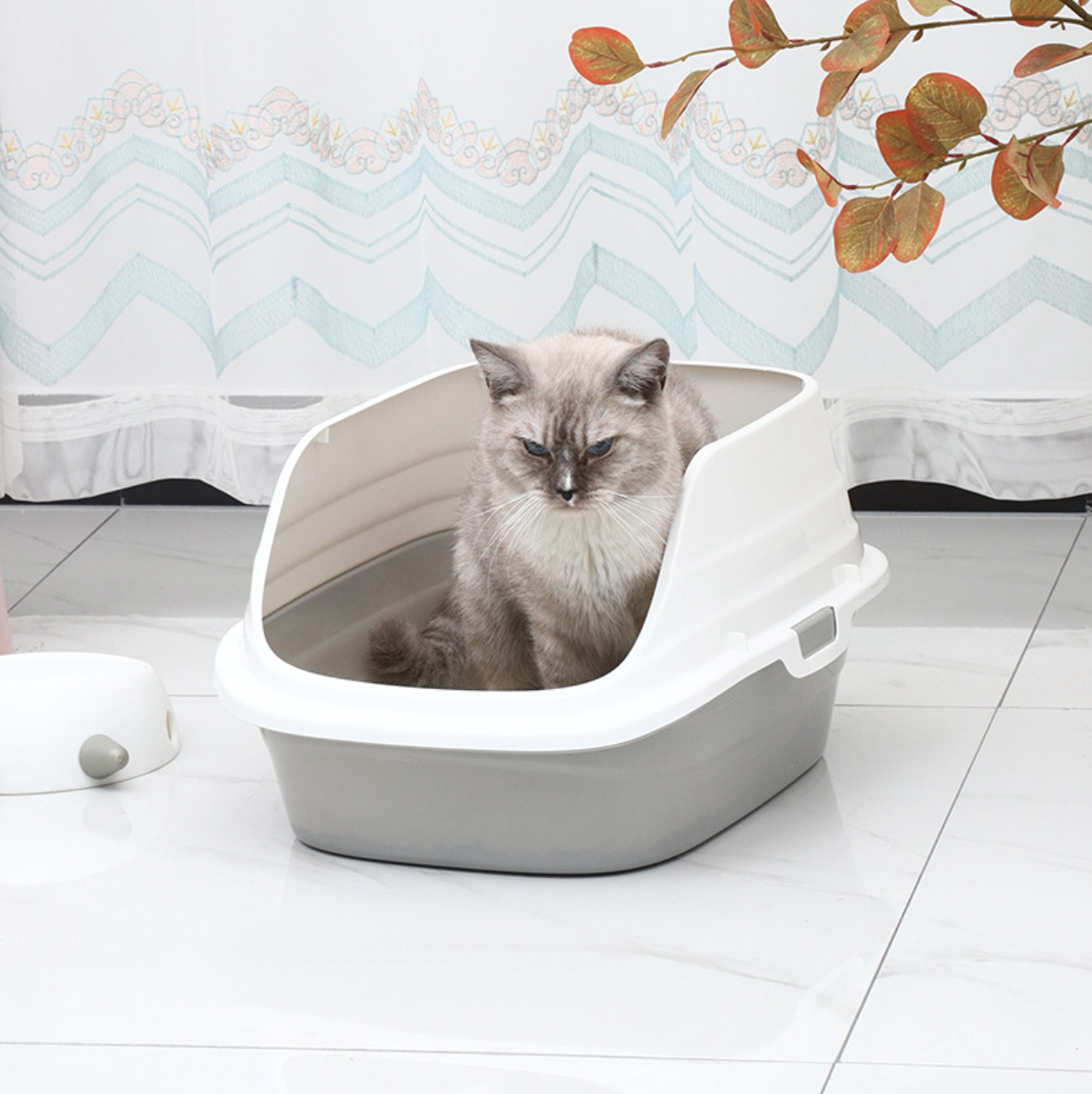 Pet Products Supplier OEM ODM Accepted Cat Litter Tray Large Cat Litter Toilet Box