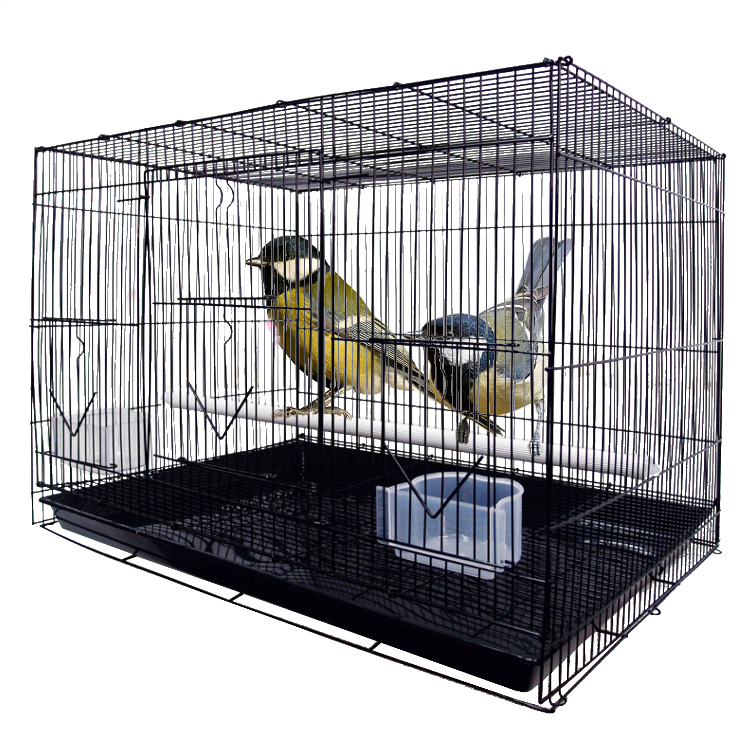 Lovebird Cage Multi-Color Parrot Bird Cage With Breeding Door Pet Living House Cage